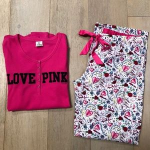VS PINK • pajama set